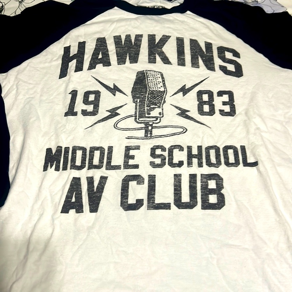 Stranger Things 3/4 Length Sleeve Shirt, M